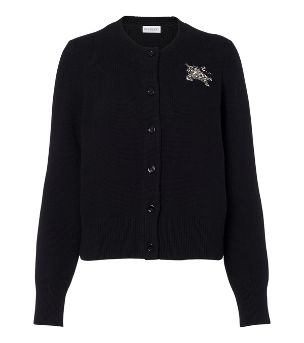 Burberry EKD embellished wool and cashmere cardigan