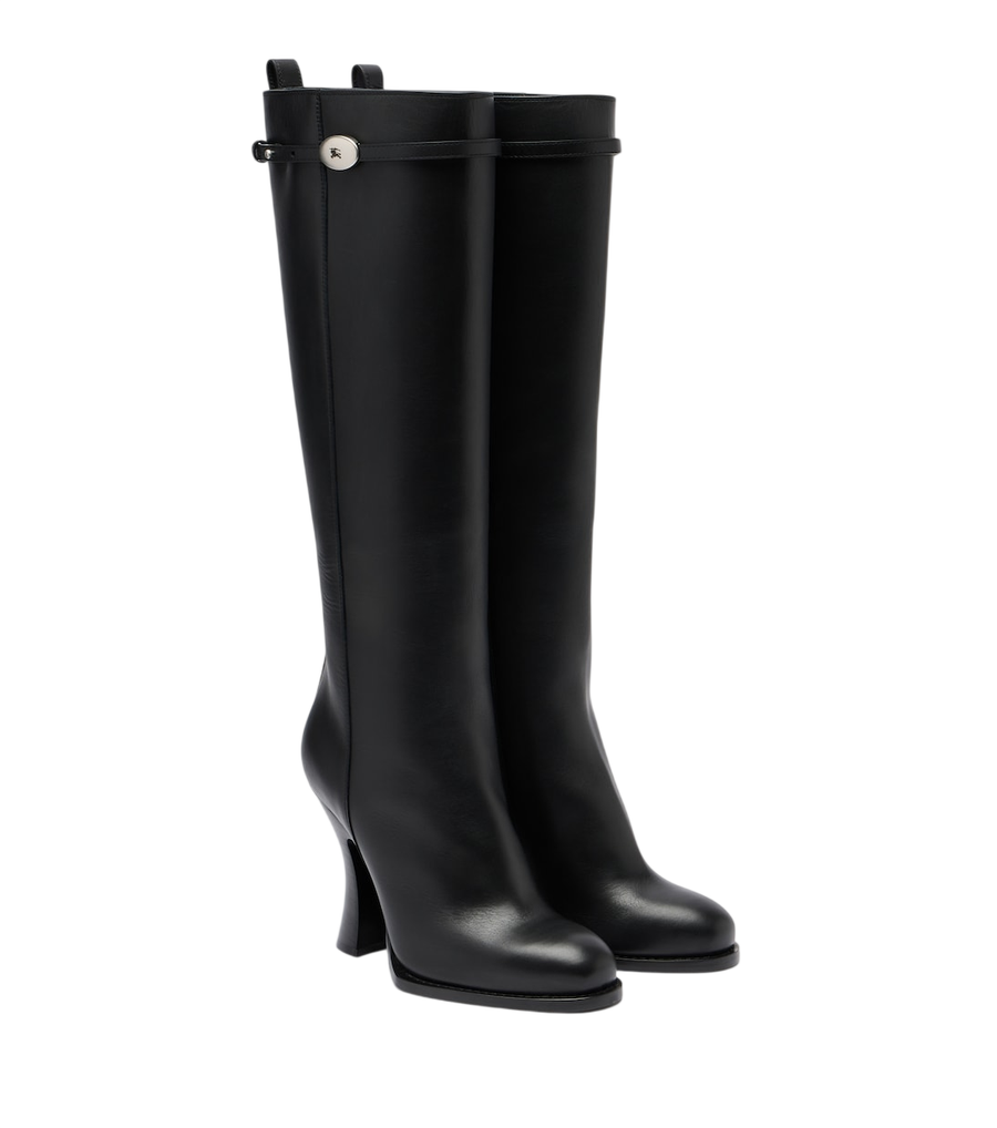 Burberry EKD leather knee-high boots