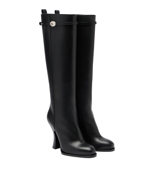 Burberry EKD leather knee-high boots