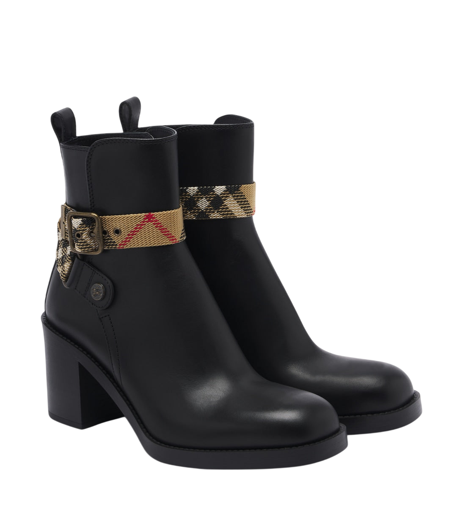 Burberry Huntley leather ankle boots