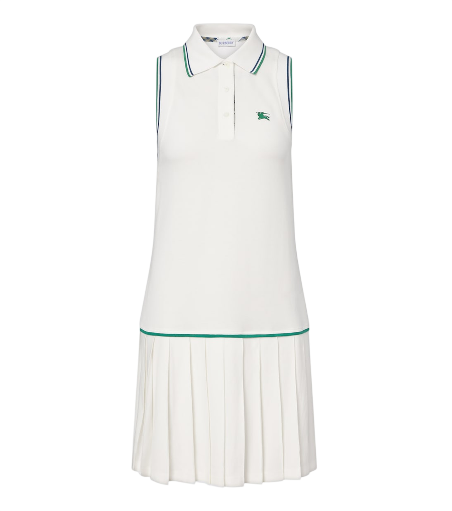 Burberry Martina cotton piqué tennis dress