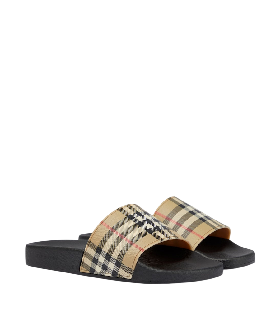 Burberry Vintage checked slides