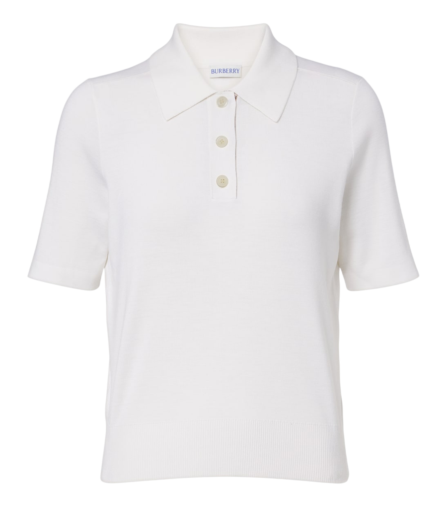 Polo de lana Burberry