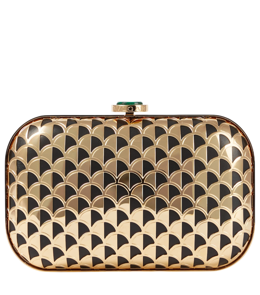 Bvlgari Calla leather clutch