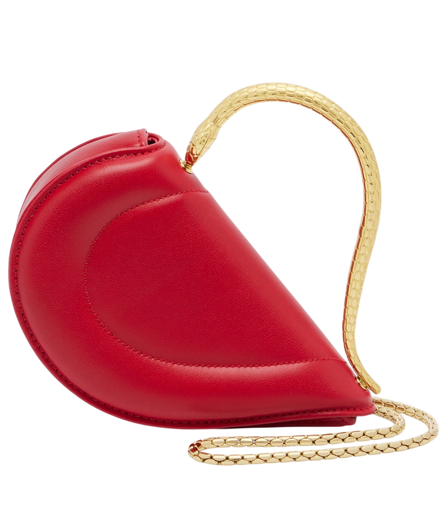 Bvlgari Serpenti Cuoricino Mini – borsa con manico in pelle