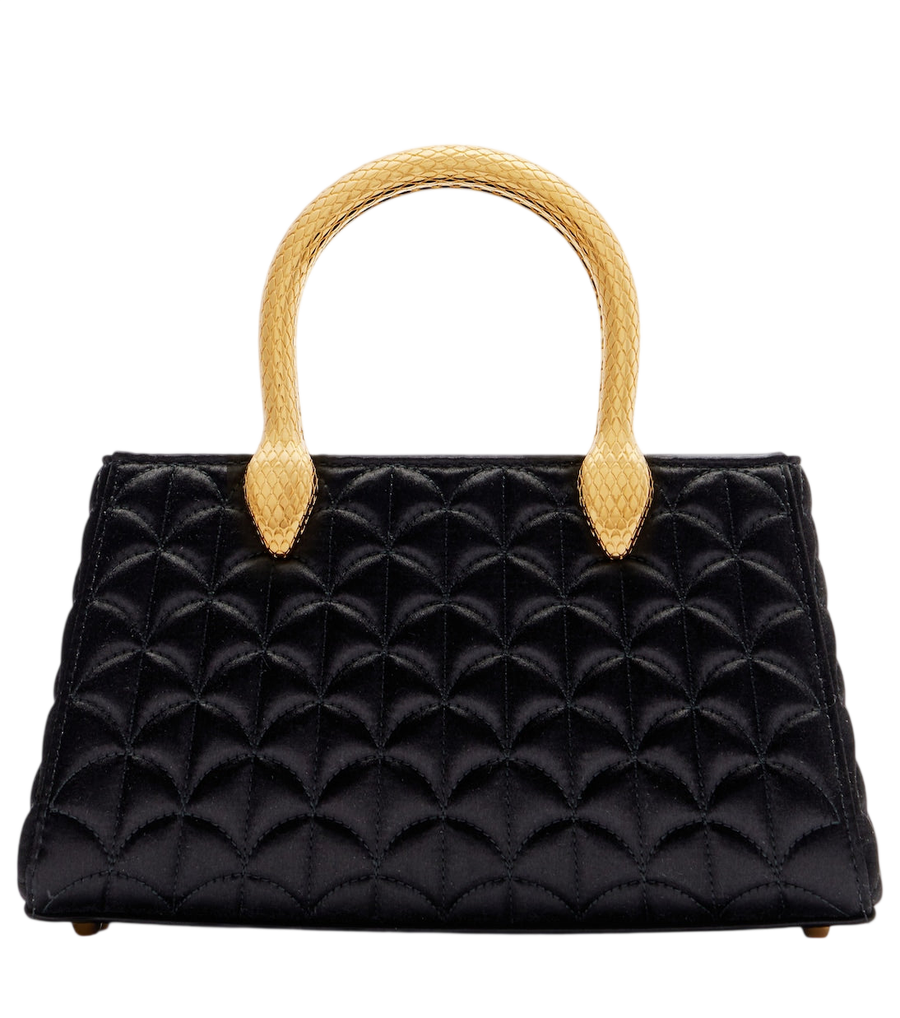 Sac à main Bvlgari Serpentine Duette en satin avec anse
