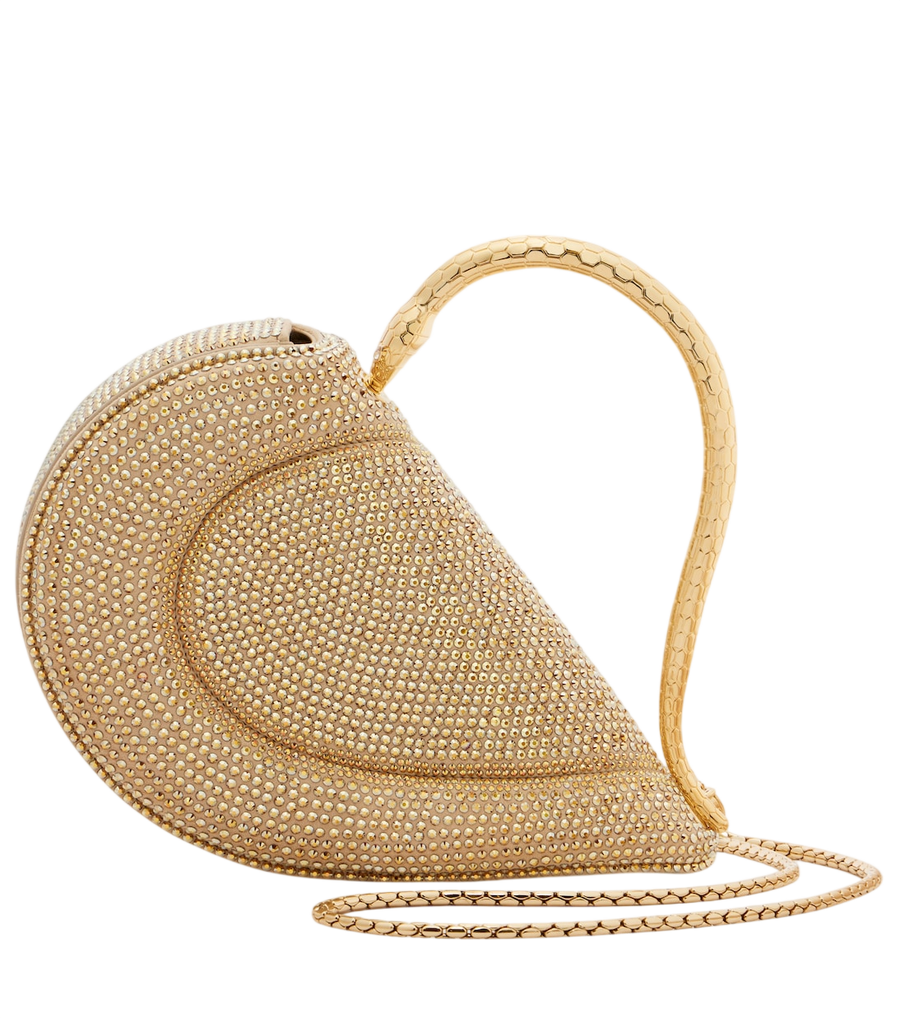 Bvlgari Serpentine Small embellished top-handle bag