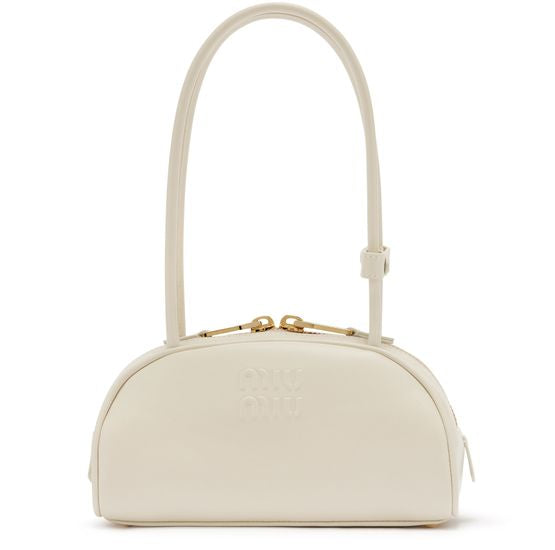 MIU MIU Small Beau Half-Moon Leather Bag