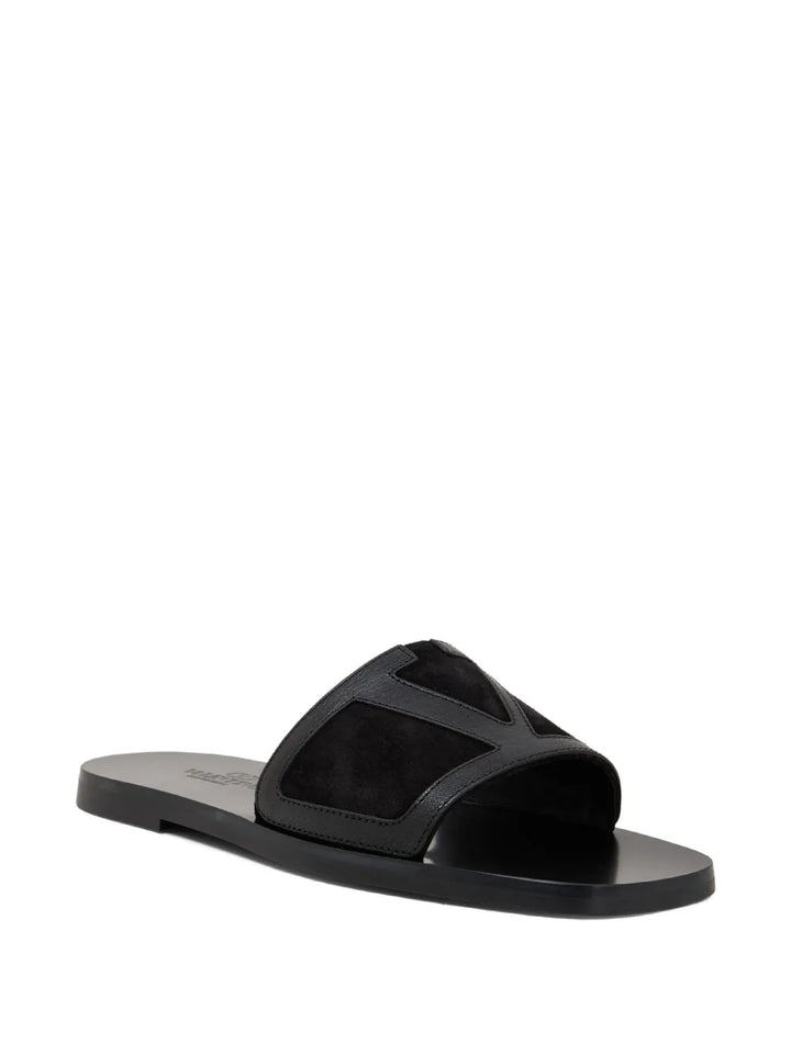 Valentino Garavani Viva Superstar leather flat sandals