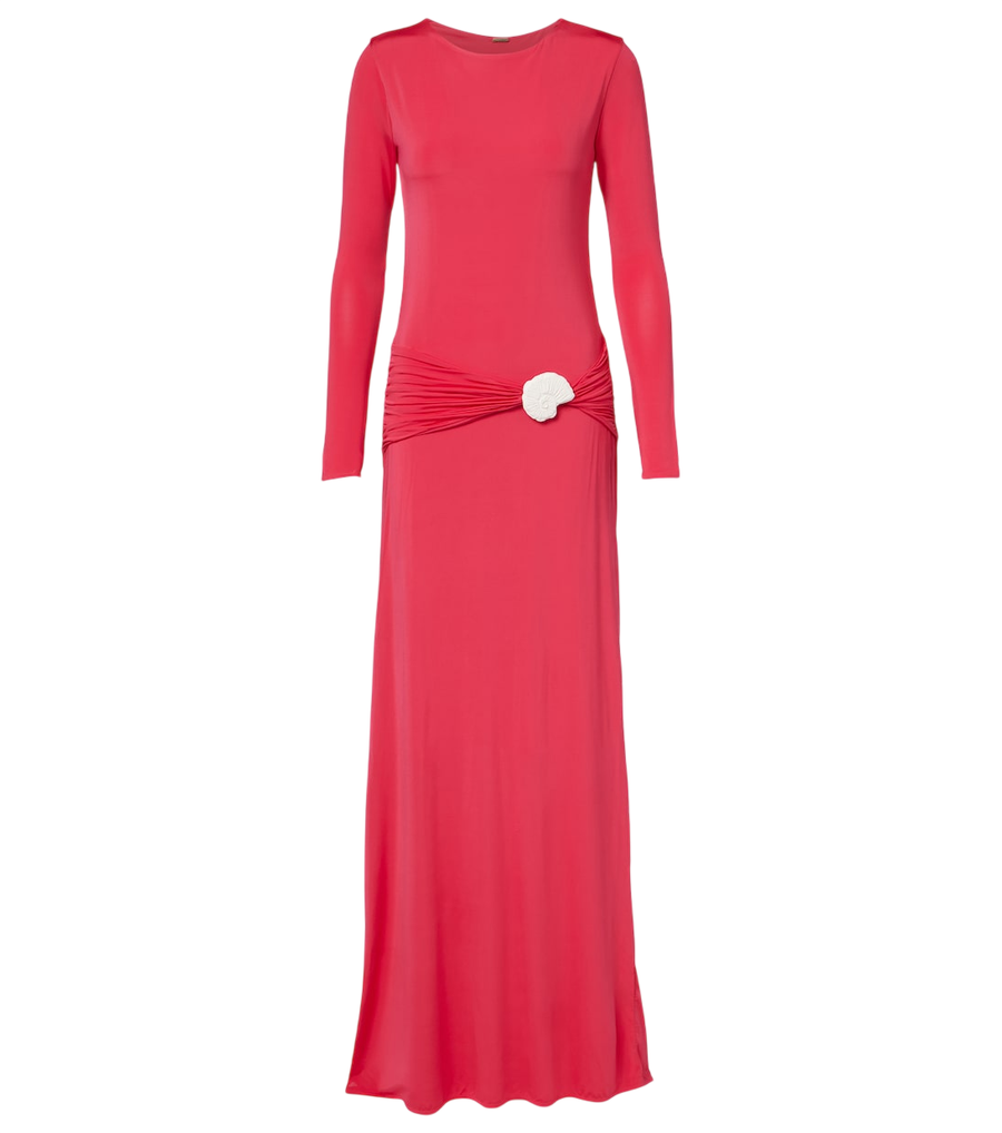 Cala de la Cruz Eres gathered jersey maxi dress