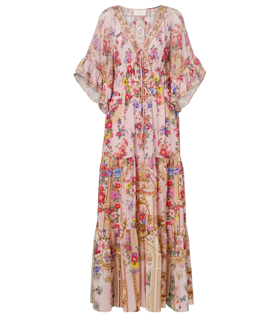 Camilla Floral silk maxi dress