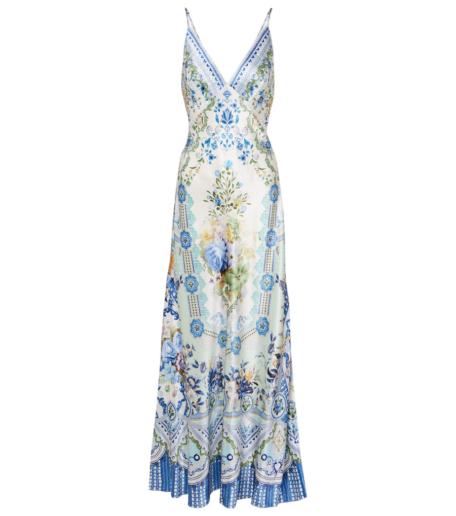 Camilla My Homespun Heart silk slip dress