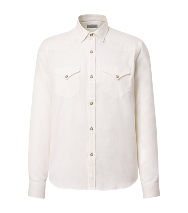 Canali Cotton and cashmere shirt