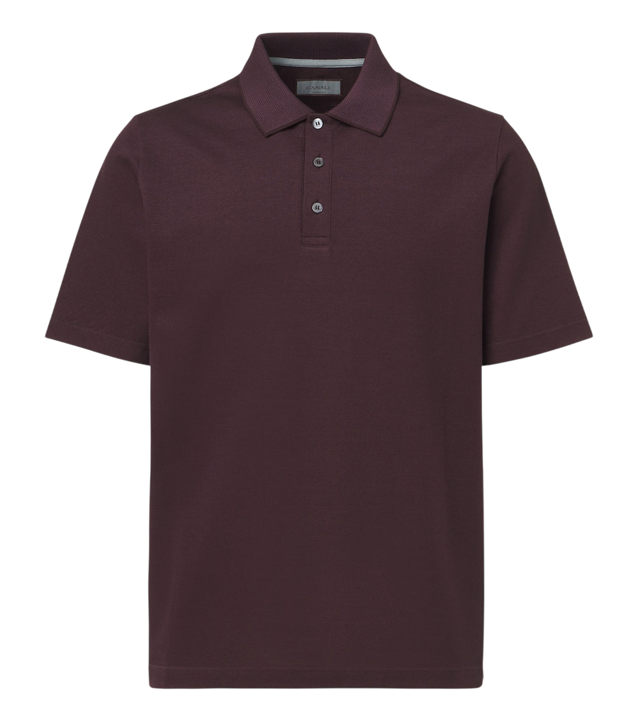 Canali Cotton polo shirt