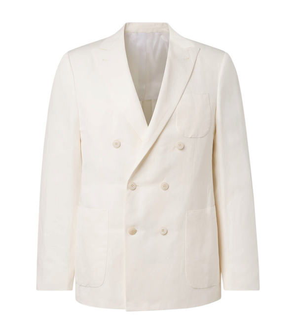 Canali Kei linen and silk suit jacket