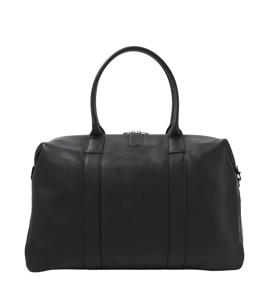 Canali Leather duffel bag