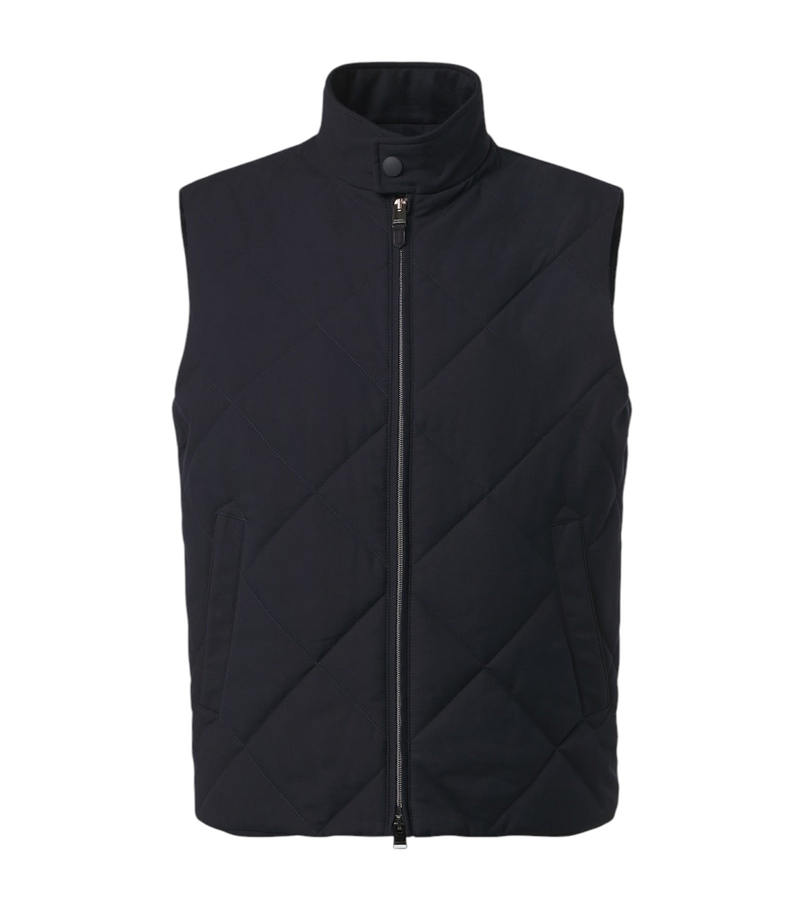 Canali Quilted puffer vest