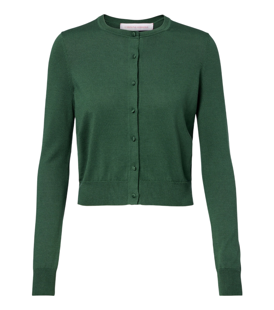Carolina Herrera Silk and cotton cardigan