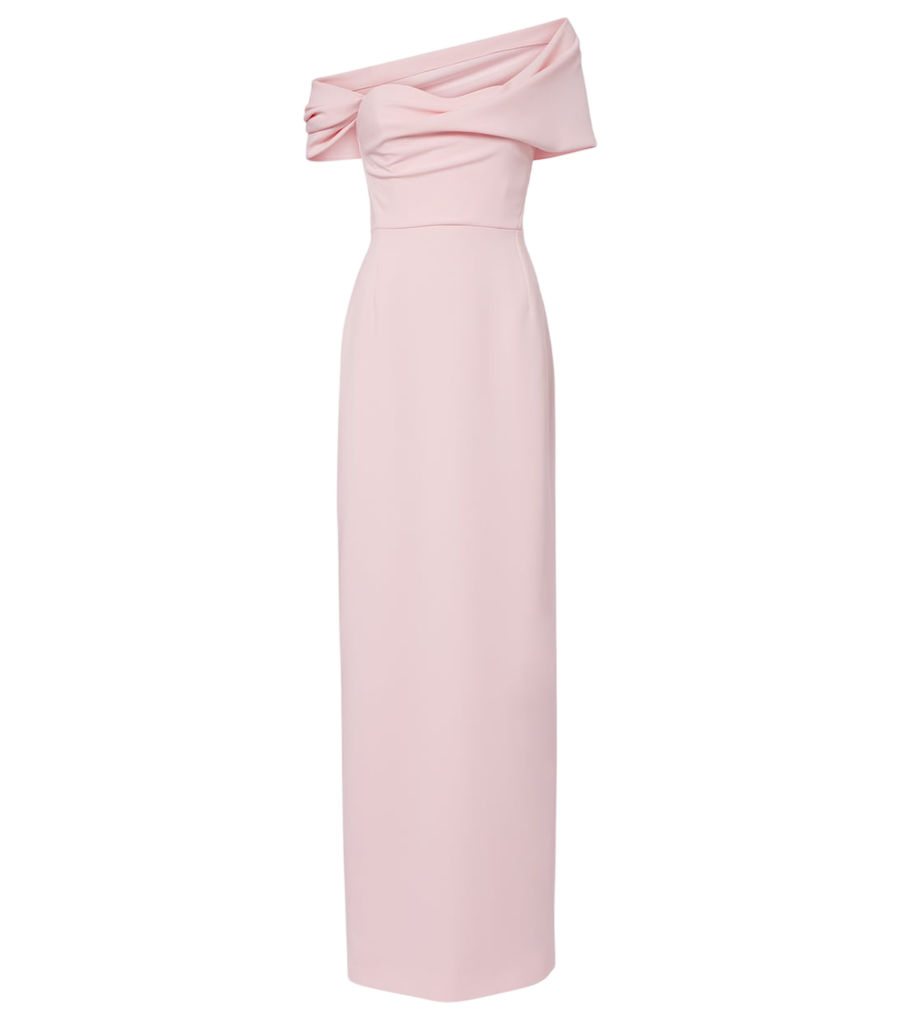 Carolina Herrera Sofia crêpe bustier gown