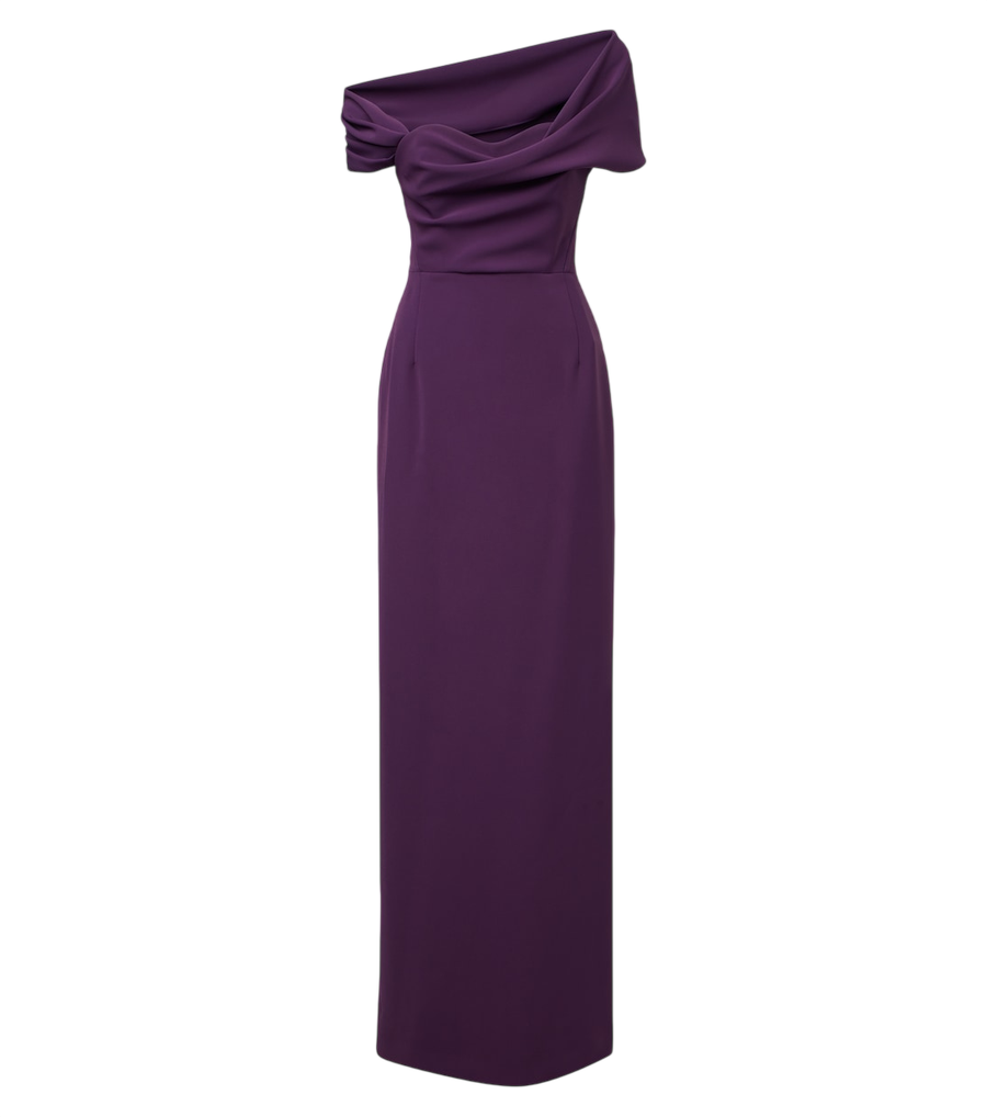 Carolina Herrera Vestido de gala Sofia em crepe