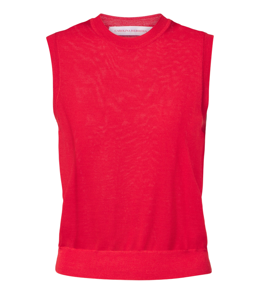 Carolina Herrera Wool and silk-blend top