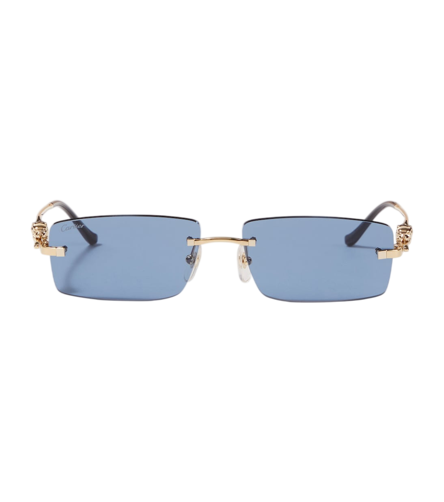 Cartier Eyewear Collection Panthère De Cartier rectangular sunglasses