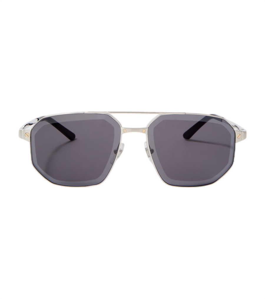 Cartier Eyewear Collection Santos De Cartier aviator sunglasses