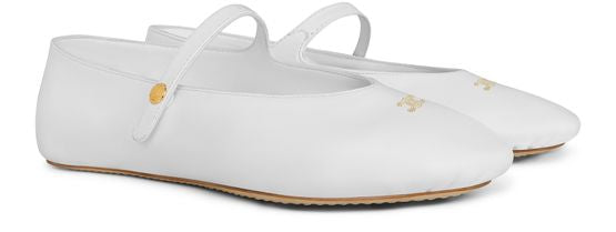 CELINE Ballet ballerina in lambskin