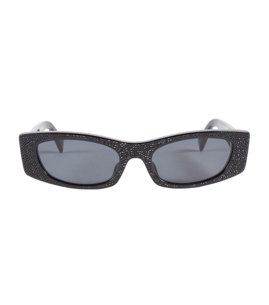 Celine Eyewear Animation embellished rectangular sunglasses
