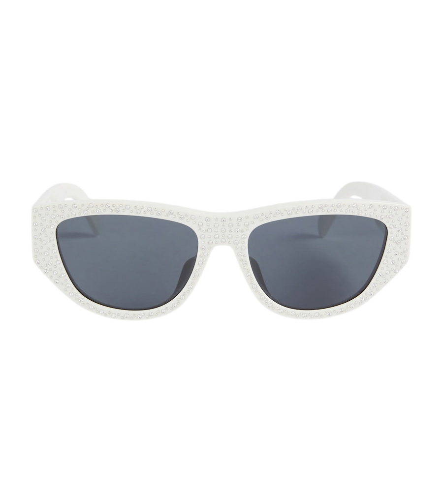 Celine Eyewear Animation embellished rectangular sunglasses