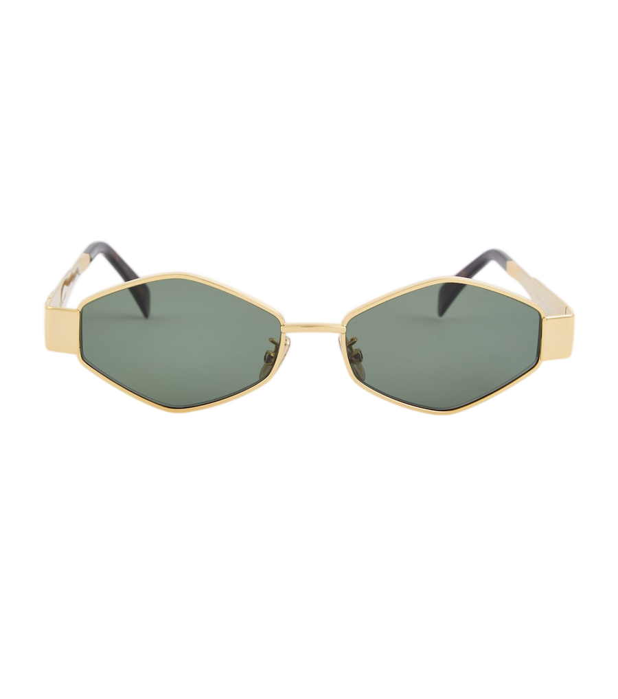 Celine Eyewear Triomphe Metal 01 oval sunglasses