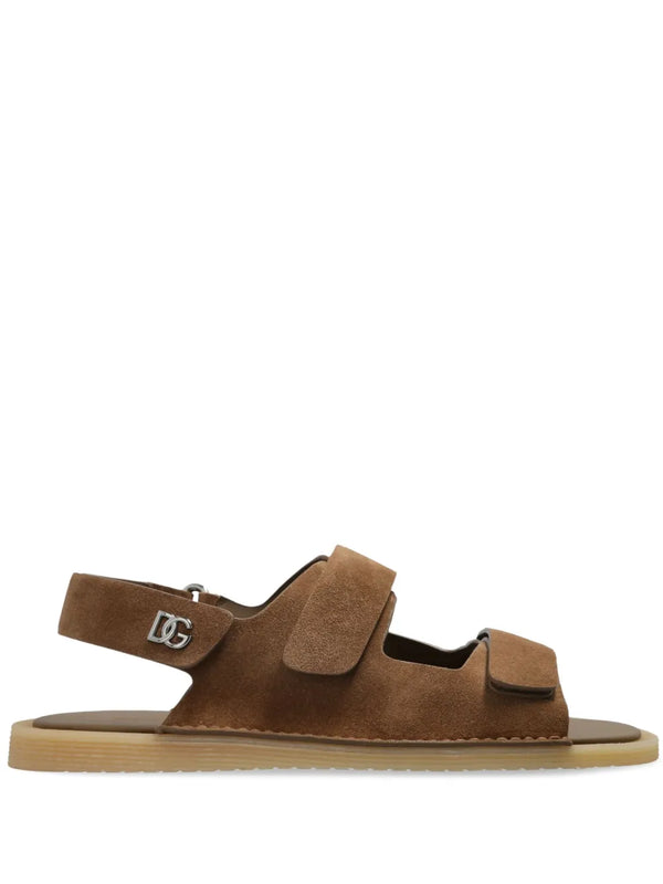 Dolce & Gabbana touch-strap leather sandals