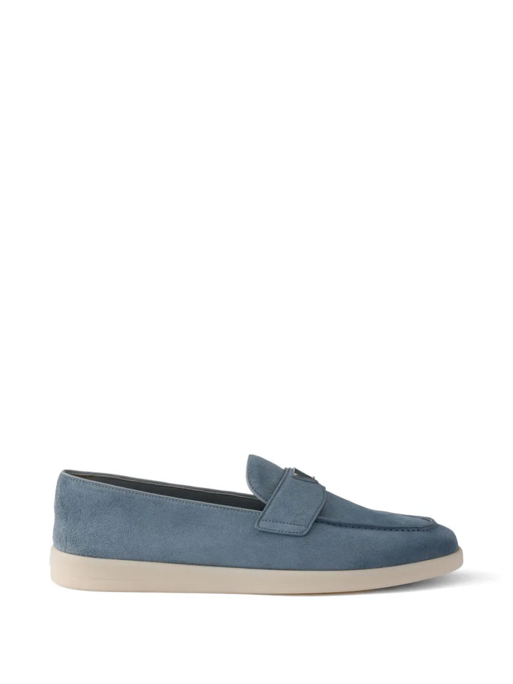 Prada suede loafers