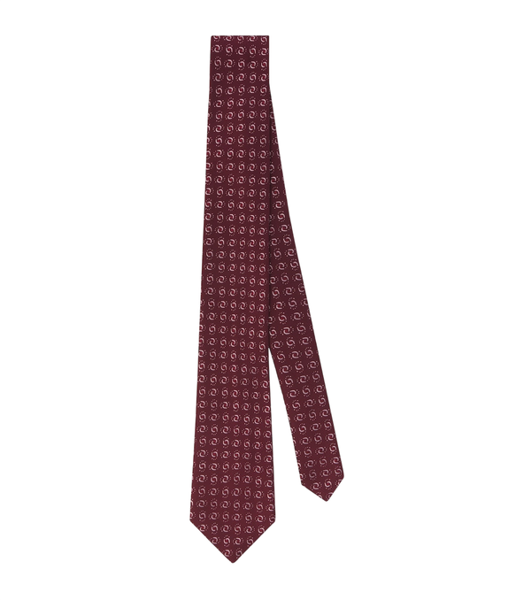 Cravatta jacquard di seta Charvet