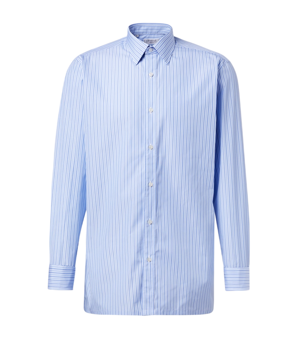 Charvet Striped cotton poplin shirt