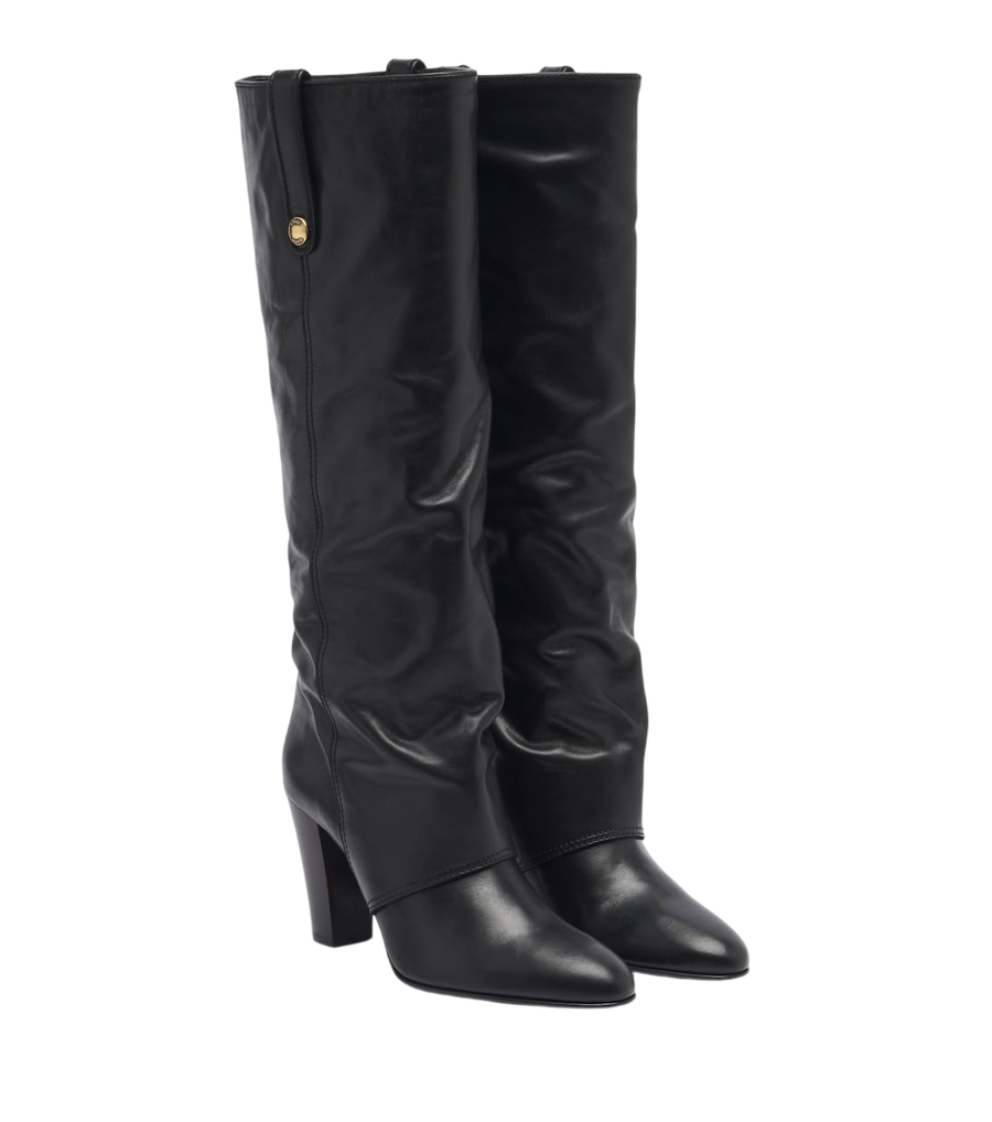 Chloé Anouk leather knee-high boots