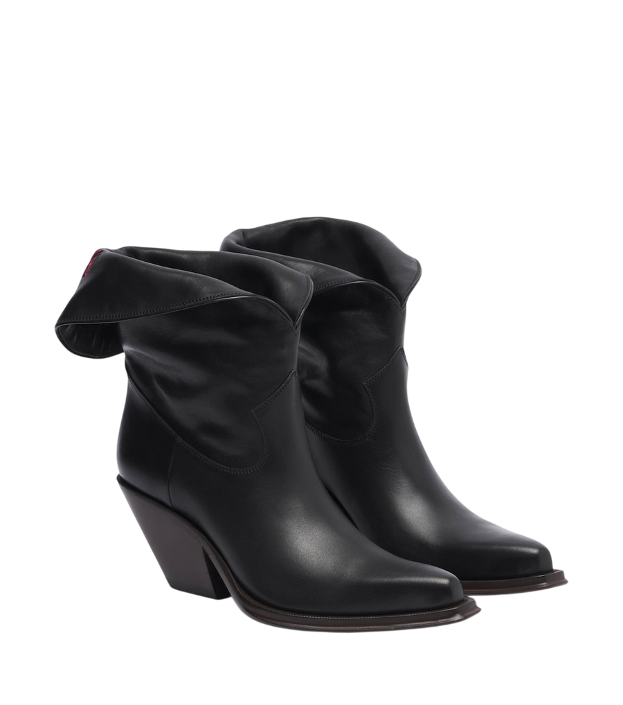 Chloé Azelan leather cowboy boots