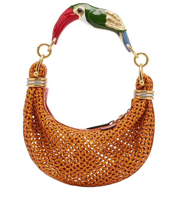 Chloé Bracelet Small woven leather shoulder bag