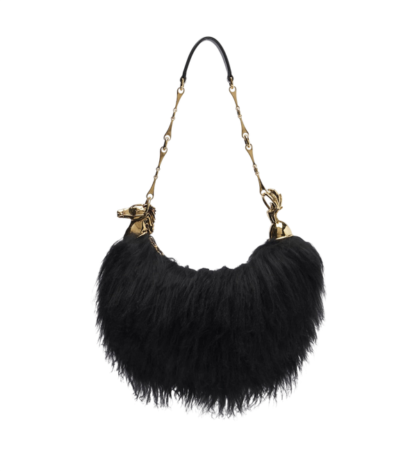 Chloé Chain Horse Large shearling shoulder bag