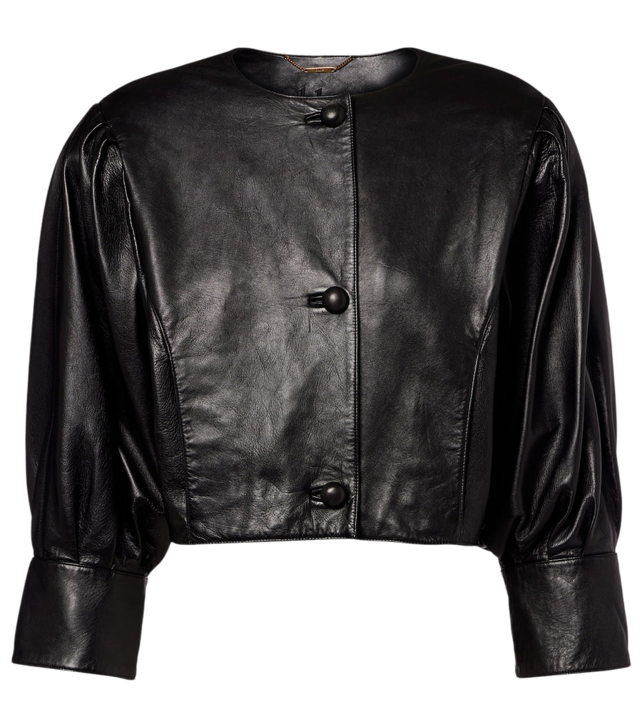 Chloé Cropped leather jacket