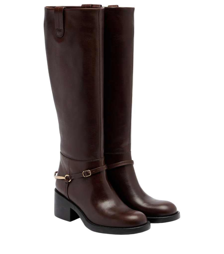 Chloé Dakota 60 leather knee-high boots