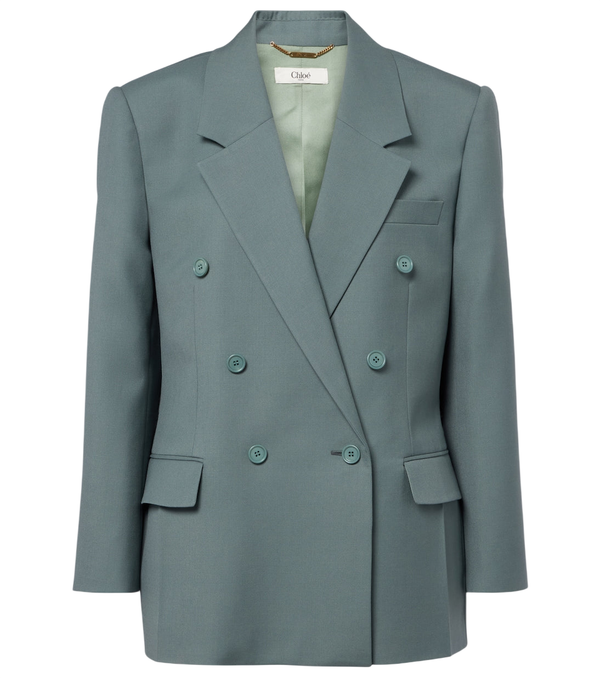 Chloé Double-breasted wool blazer