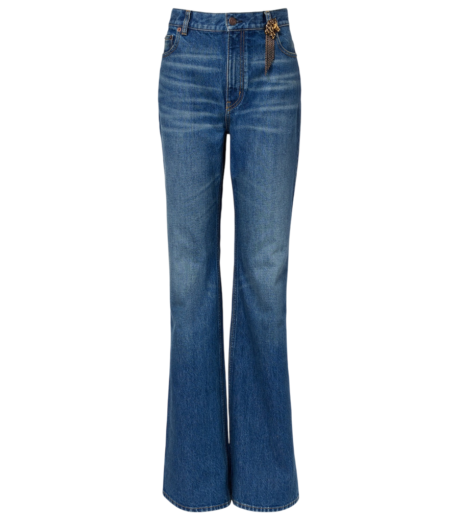 Jeans rectos con adornos de Chloé