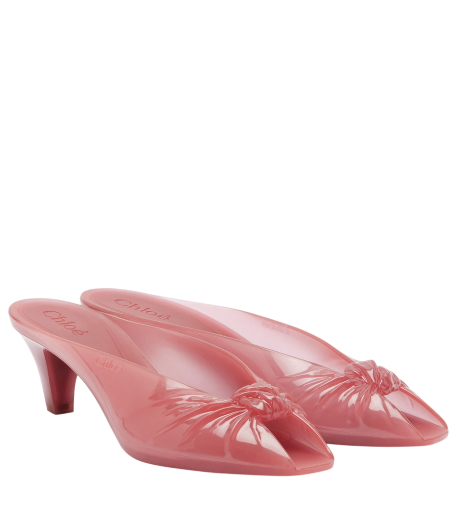Chloé Mules in TPU effetto gelatina