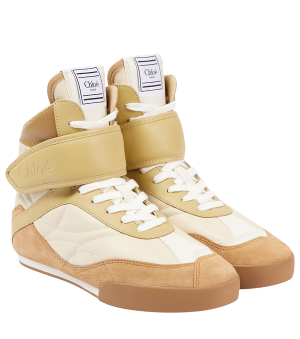 Chloé Kick high-top leather sneakers