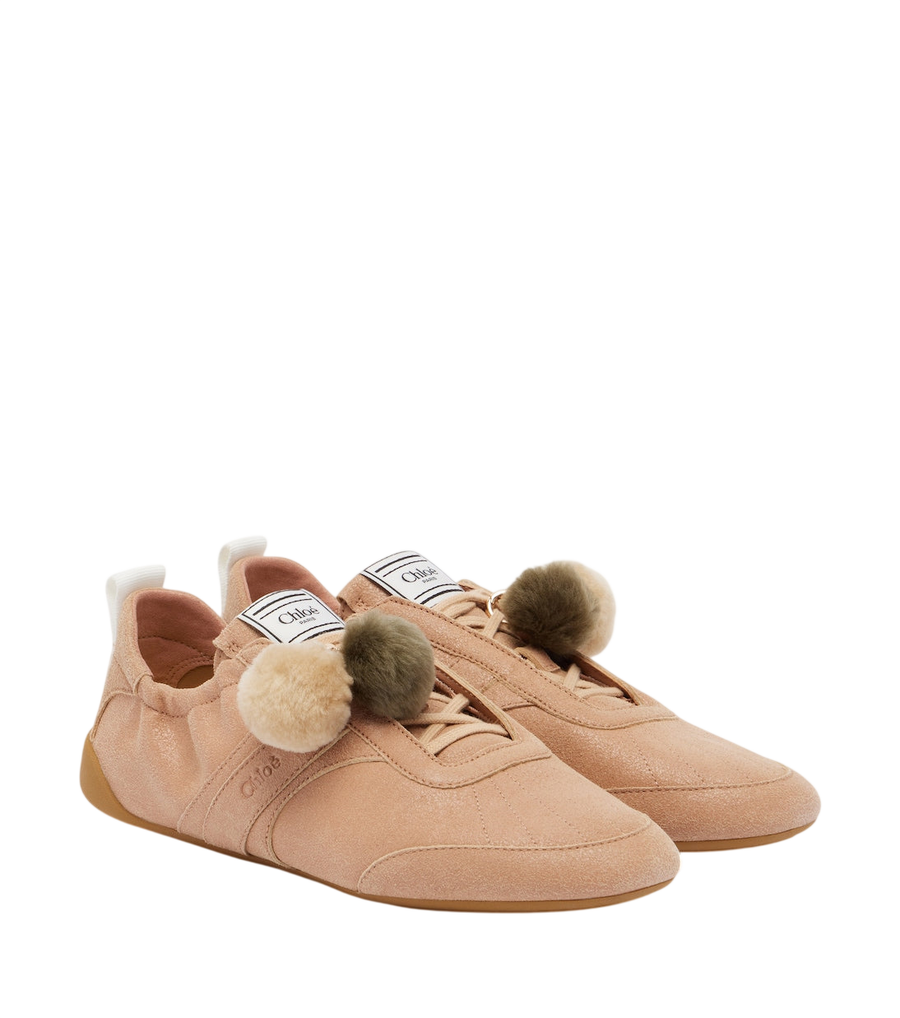 Chloé Kick suede sneakers
