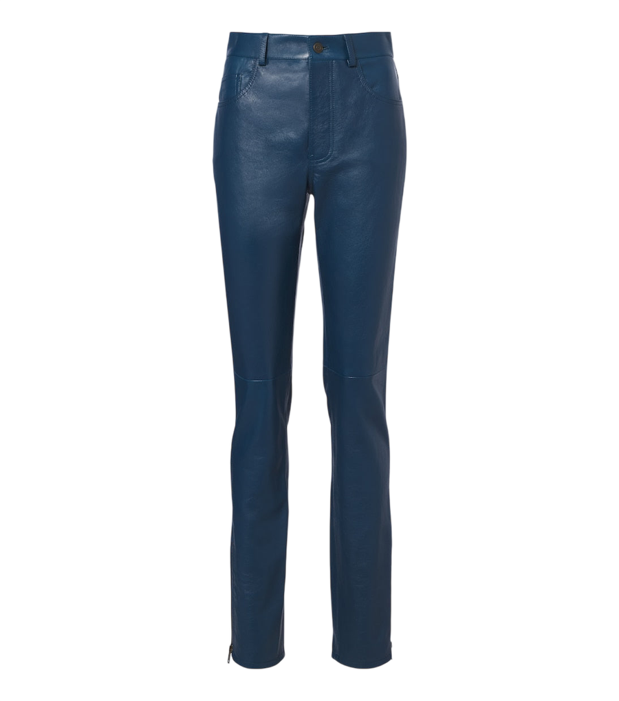 Chloé Leather slim pants