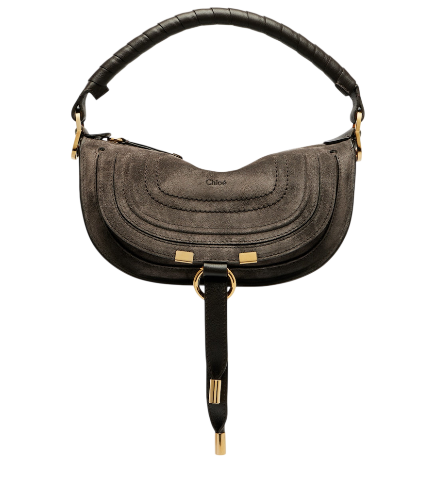 Chloé Marcie Mini suede shoulder bag