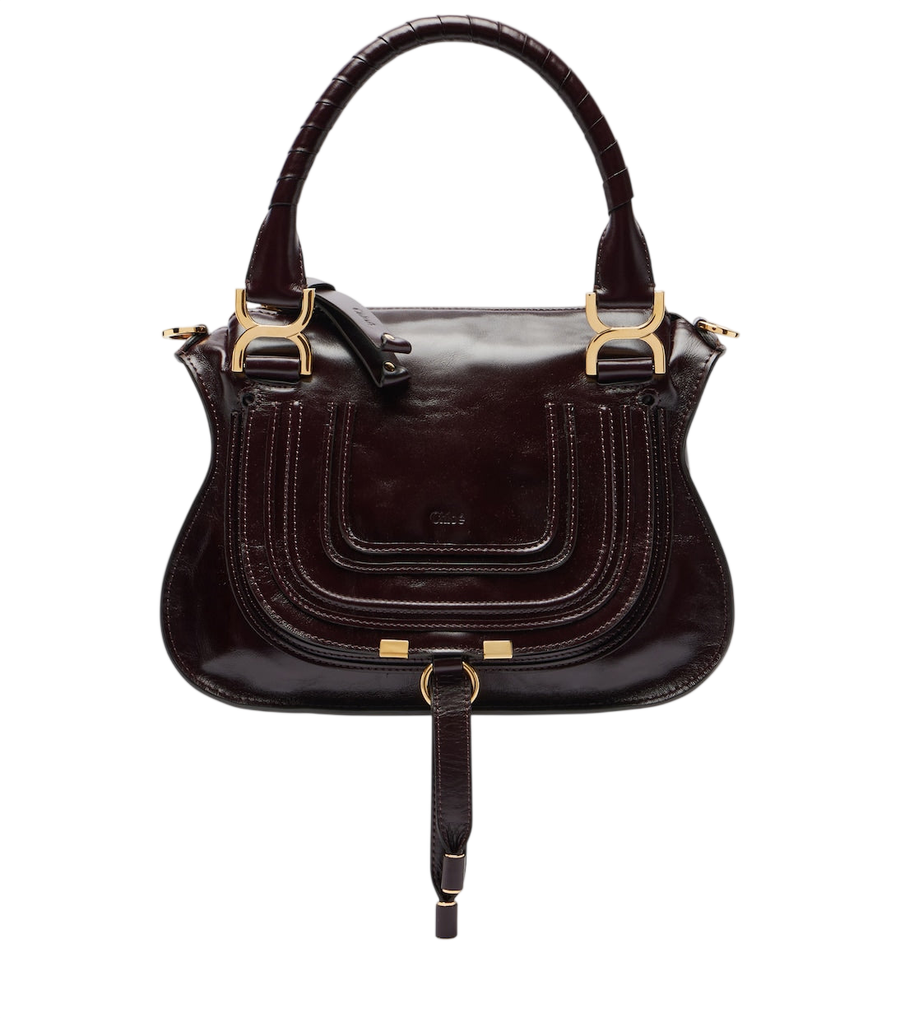 Sac porté épaule Chloé Marcie Small en cuir