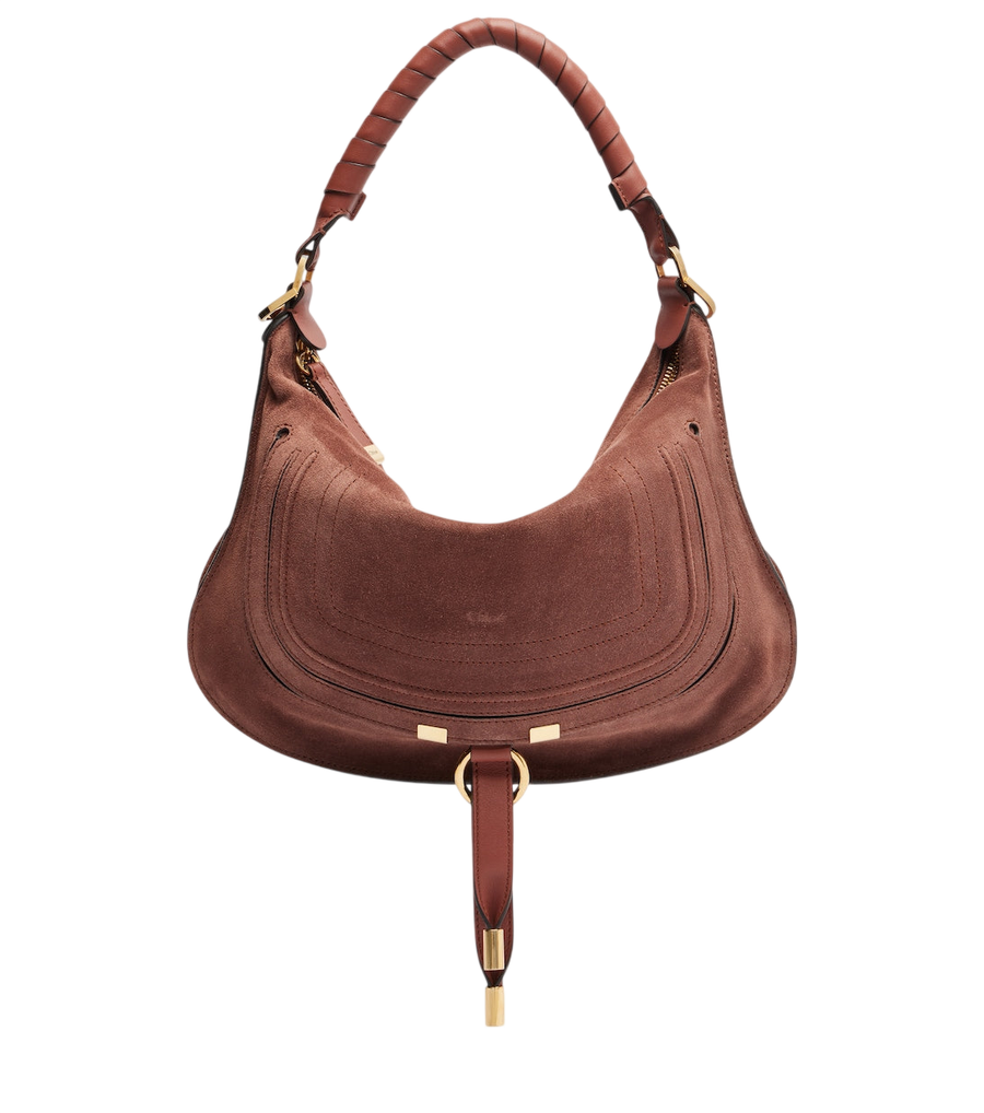 Chloé Marcie Small suede shoulder bag